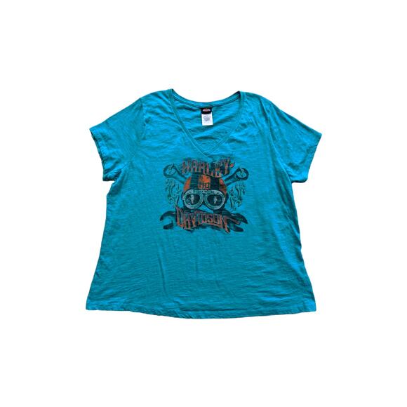 Harley Davidson Motorcycles North Cascades Burlington WA Burnout Tee Shirt 1X - Picture 1 of 5